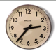 Industrial clock functional brillie alu polished 24 cm station pendulum 1960 ato lepaute