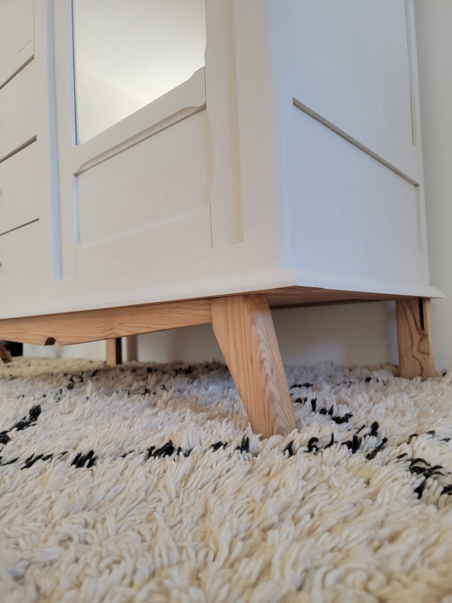 Renovated vintage wardrobe