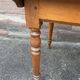 Table de ferme alsacienne 225 cm sapin teinte Merisier