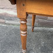 Large Alsatian farmhouse table 225 cm fir shade Merisier