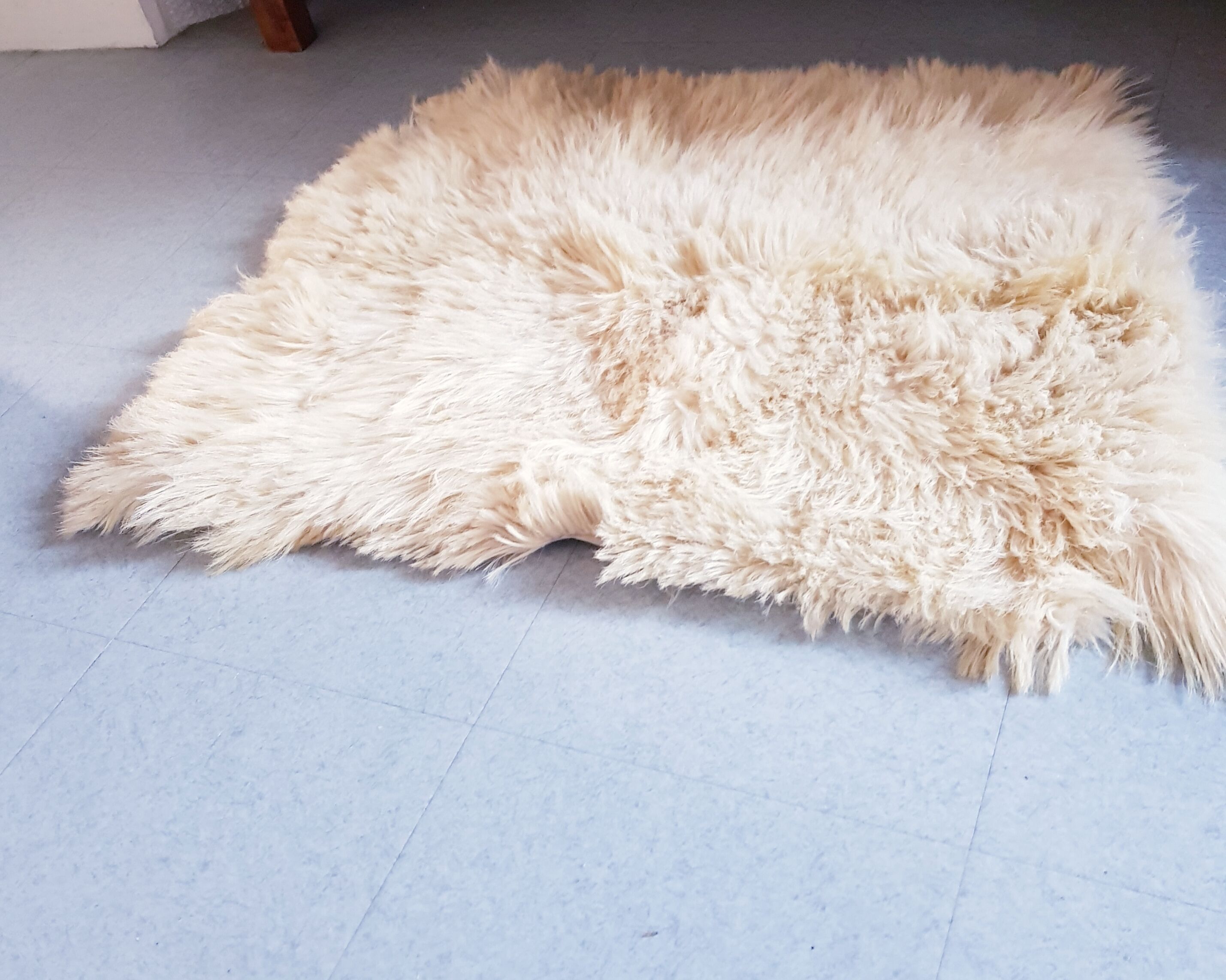 Natural sheepskin
