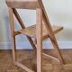 Chaise pliante vintage en chêne,  années 60