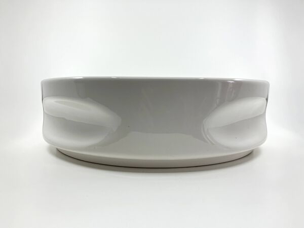2 plats Form en céramique • Design  B. Devaux • Space Age • 1969