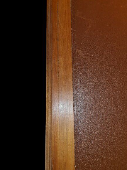 Cherry wood desk in Art Nouveau style