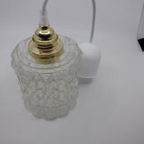 Chiseled glass hanging