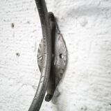 Wrought iron double coat hook