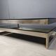 Vintage two tier belgochrom 23kt coffee table, 1970s