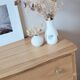Commode vintage en bois blond, rénovée