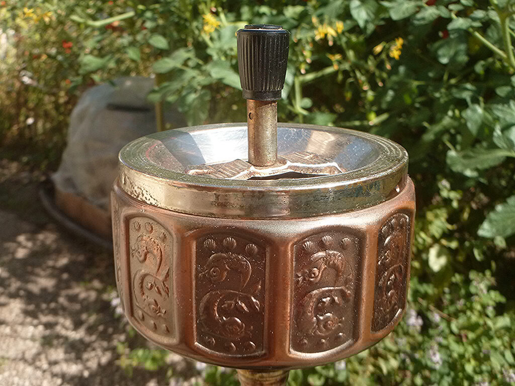 Vintage standing ashtray
