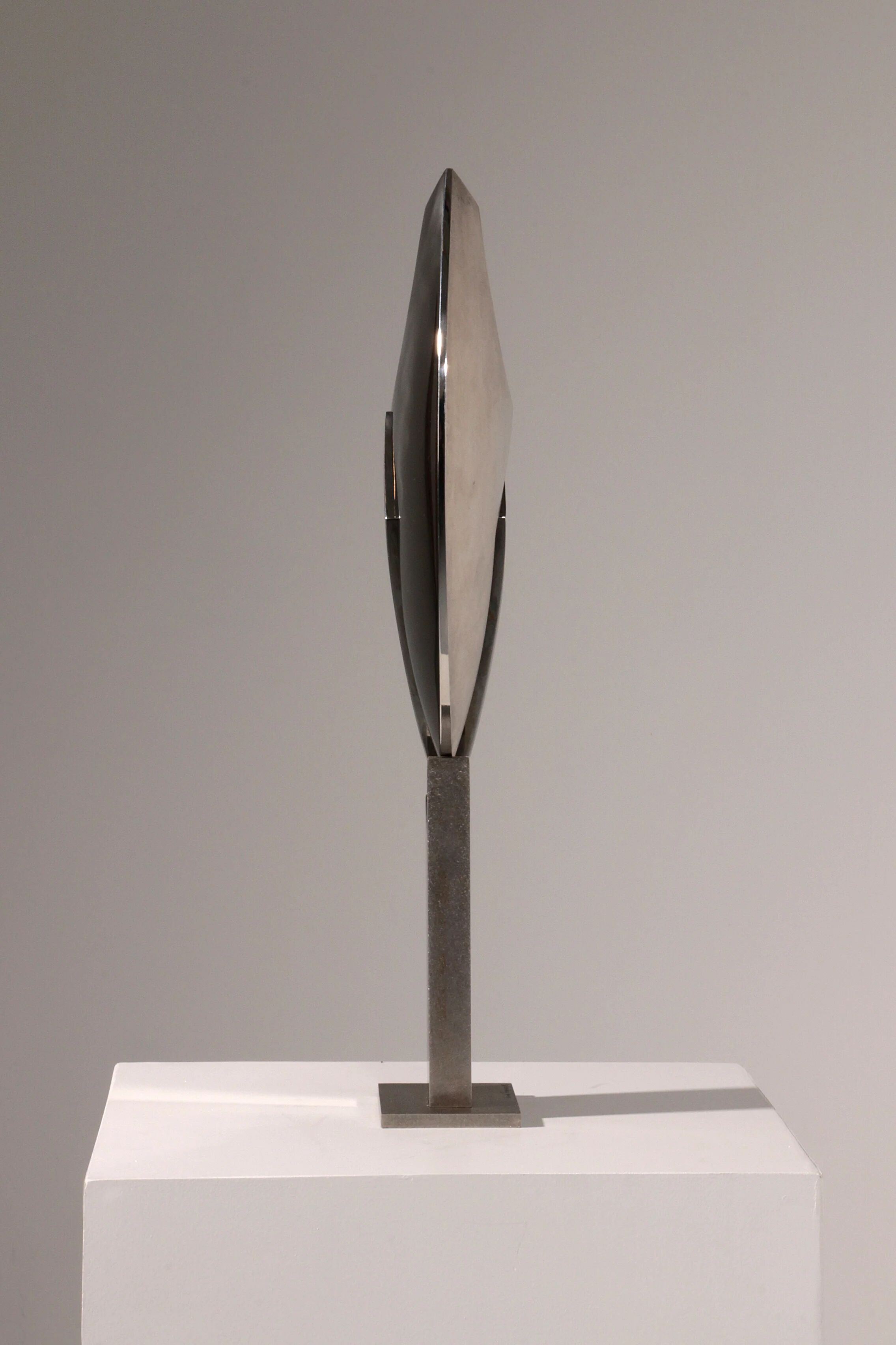 Børge Jørgensen sculpture made of polished steel 1984 1/1