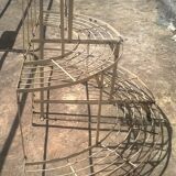 Vintage flower pot shelf