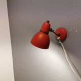Wall lamp in orient red color, 50s
