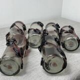 Murano glass glasses and carafe