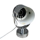 Space age chrome wall lamp, designed by S. Indra, Czechoslovakia, 1970s.