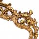 Un grand miroir à cadre doré, Italie, première moitié du XXe siècle.