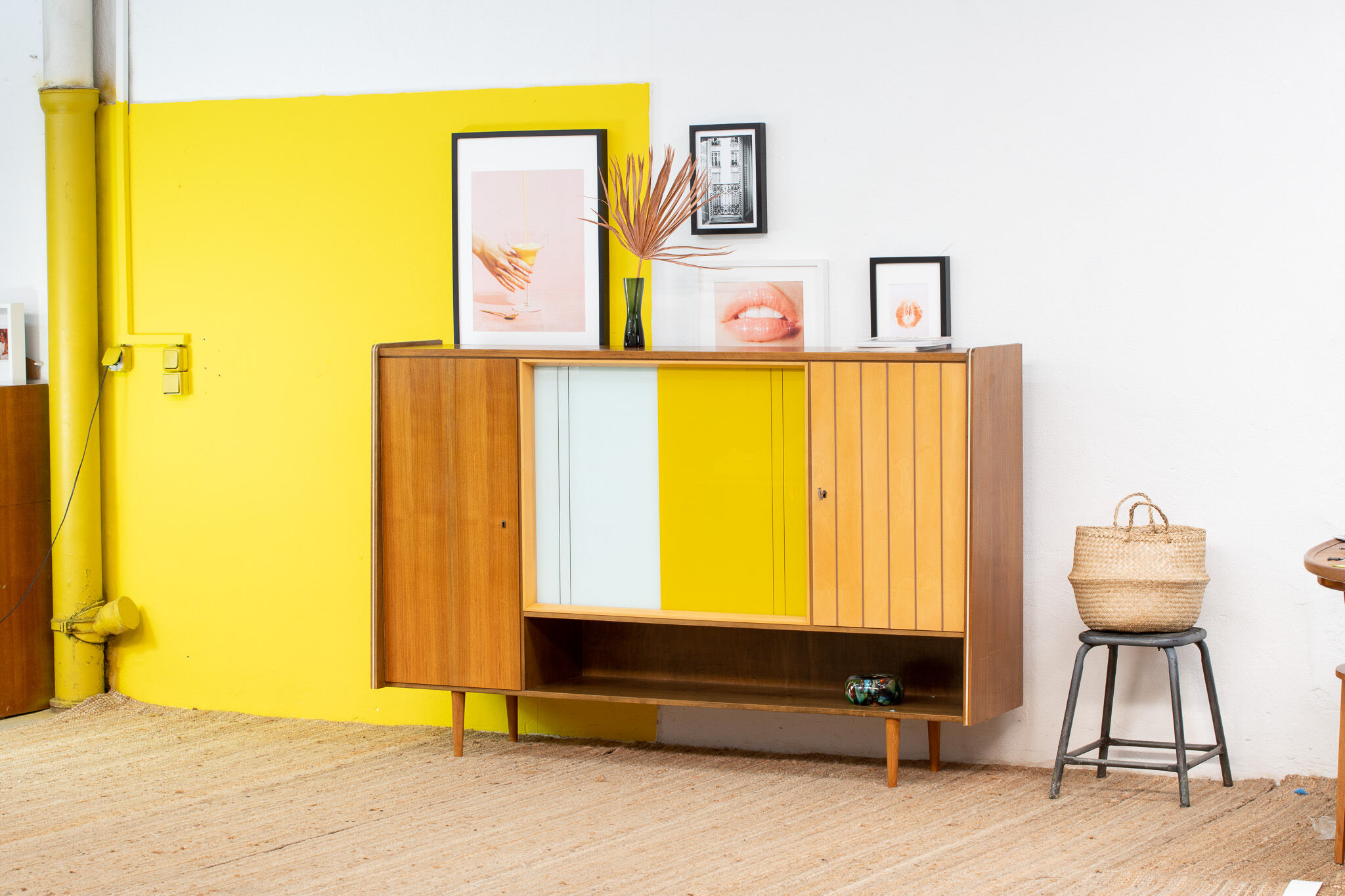 Vintage Scandinavian sideboard – 190 cm
