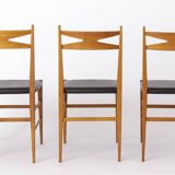 3 Vintage Dining Chairs 1970s - German Design