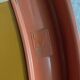 Orange oval mirror carrara&matta america
