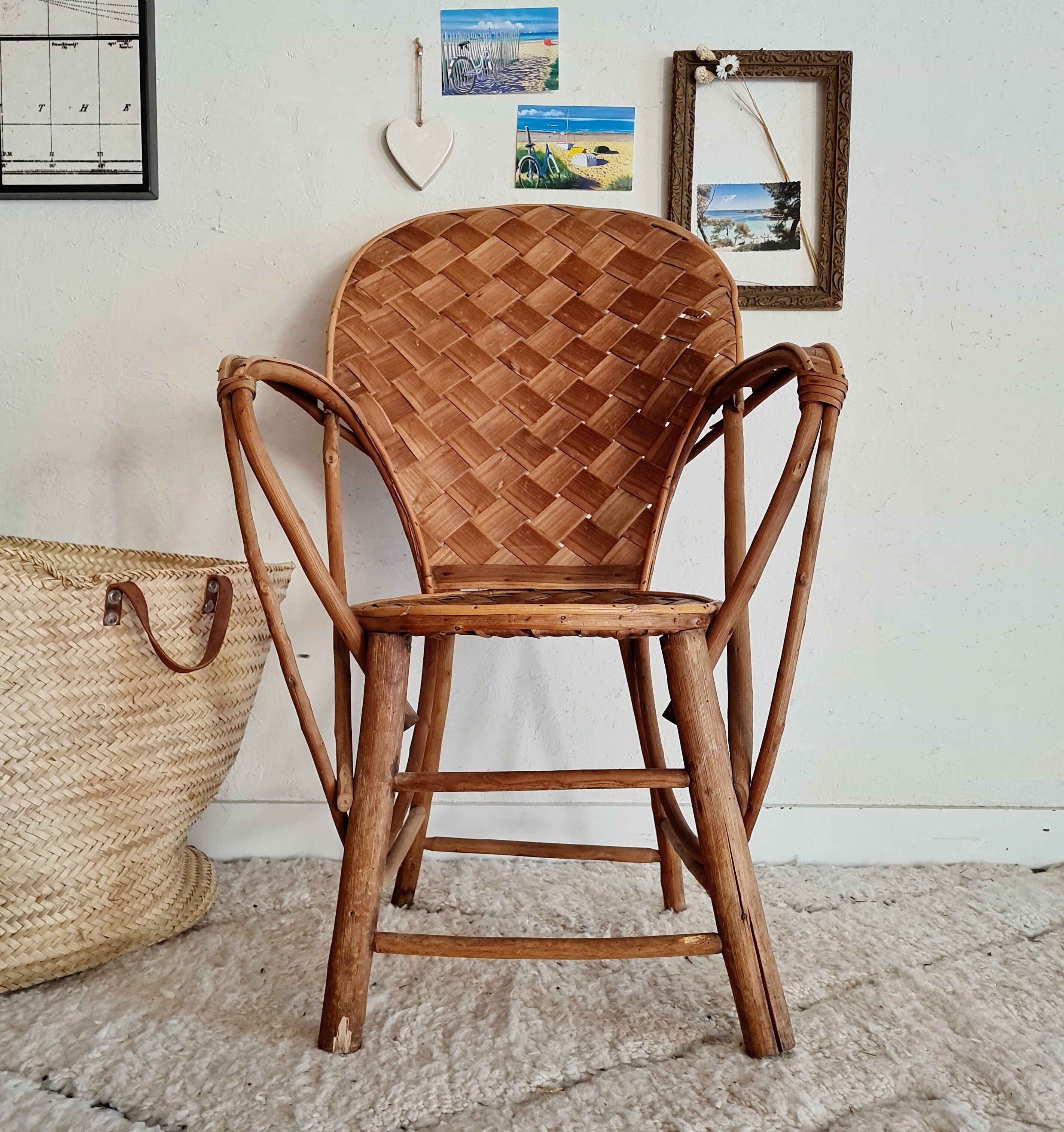 Fauteuil en bambou et bananier