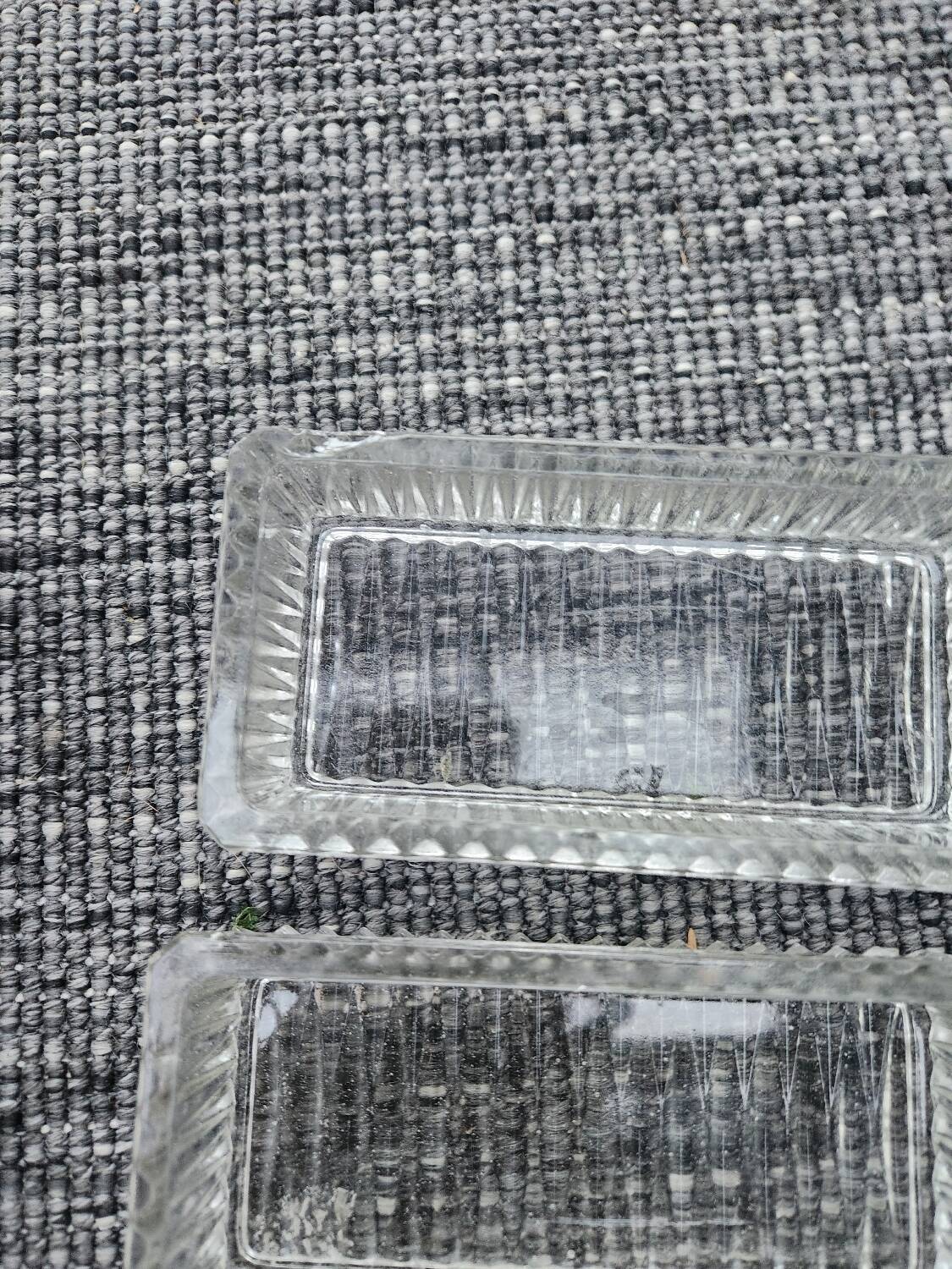 Art Deco wooden and glass servant