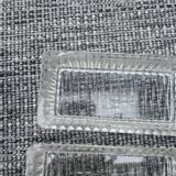 Art Deco wooden and glass servant