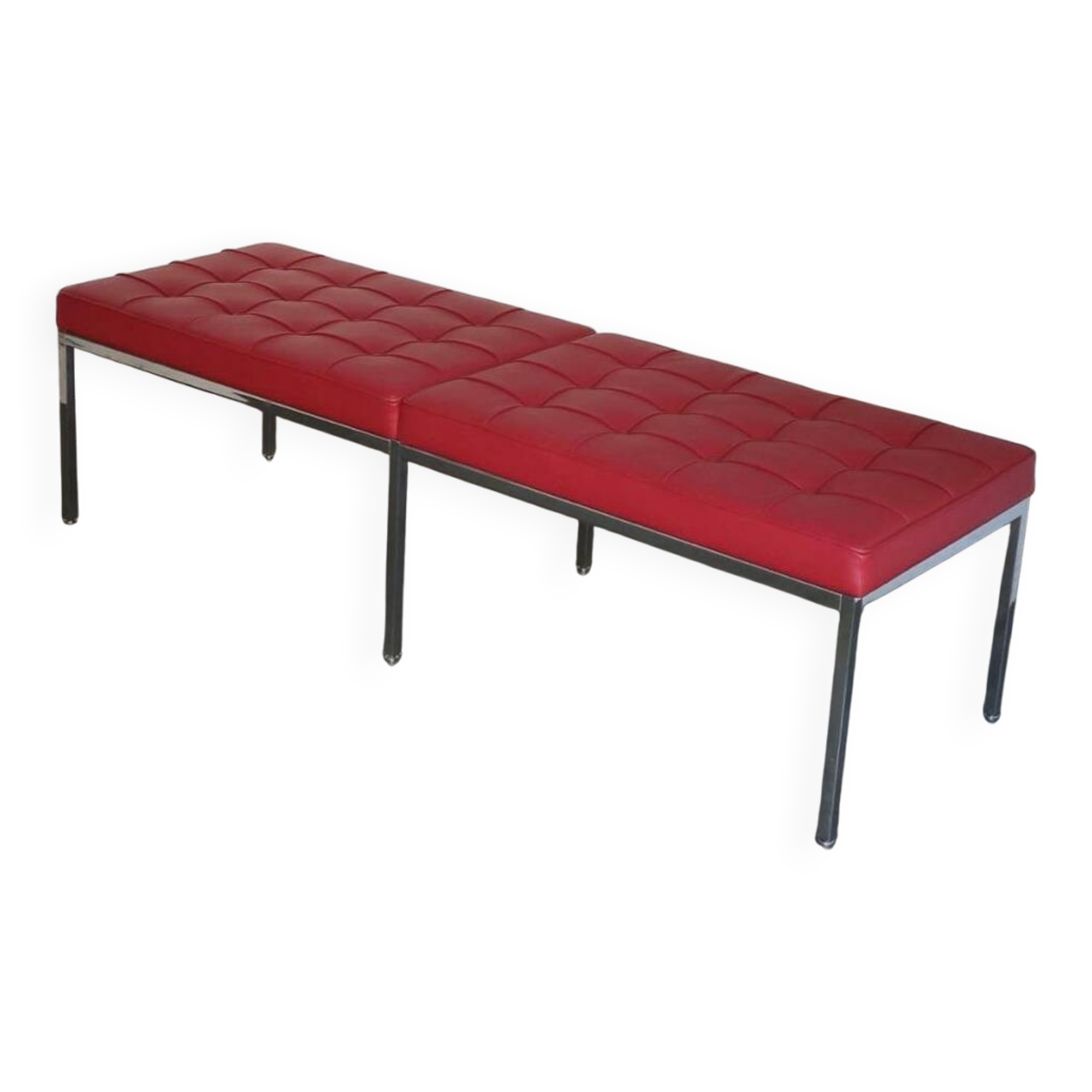 Florence Knoll leather bench