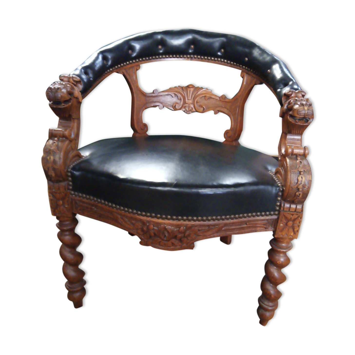 Louis XIII style office chair