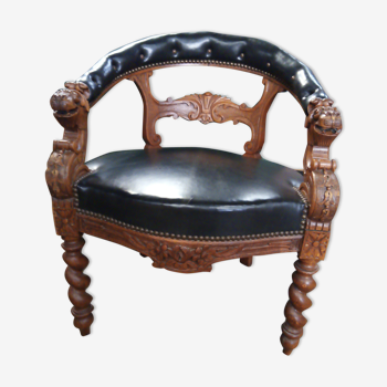 Louis XIII style office chair