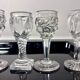 Cabaret set Baccarat 8 glasses and silver plated tray