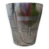 Art Deco silver-plated glass cup
