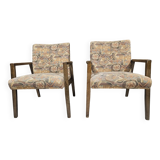 Pair of vintage 1970s armchairs