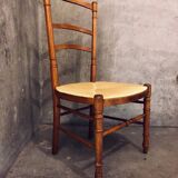 Chaise ancienne dite « coin du feu ou nourrice »
