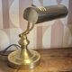 Brass notary or banker's lamp