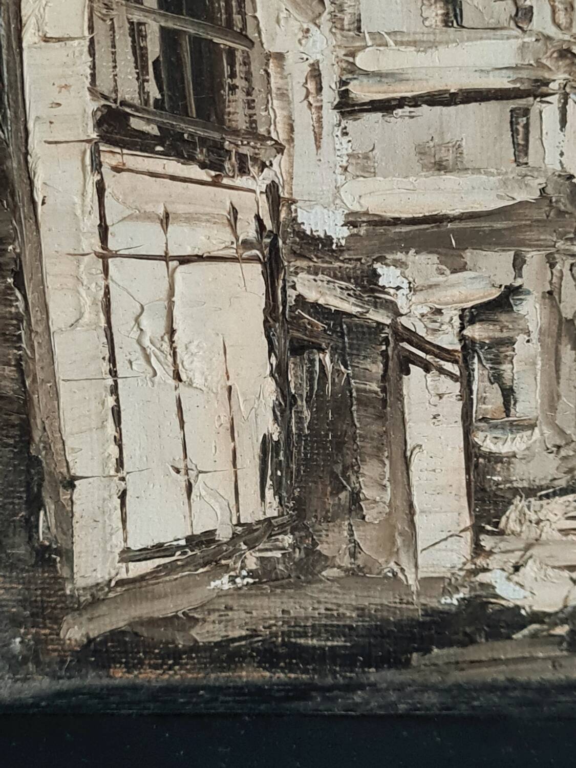 Oil on canvas Montmartre Midani M'Barki