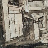 Oil on canvas Montmartre Midani M'Barki
