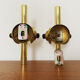 Set of 2 brass Sputnik sconces by Kaiser Leuchten