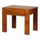 Table de chevet en orme pour Maison Regain 1980
