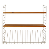 Vintage shelves with metal frame