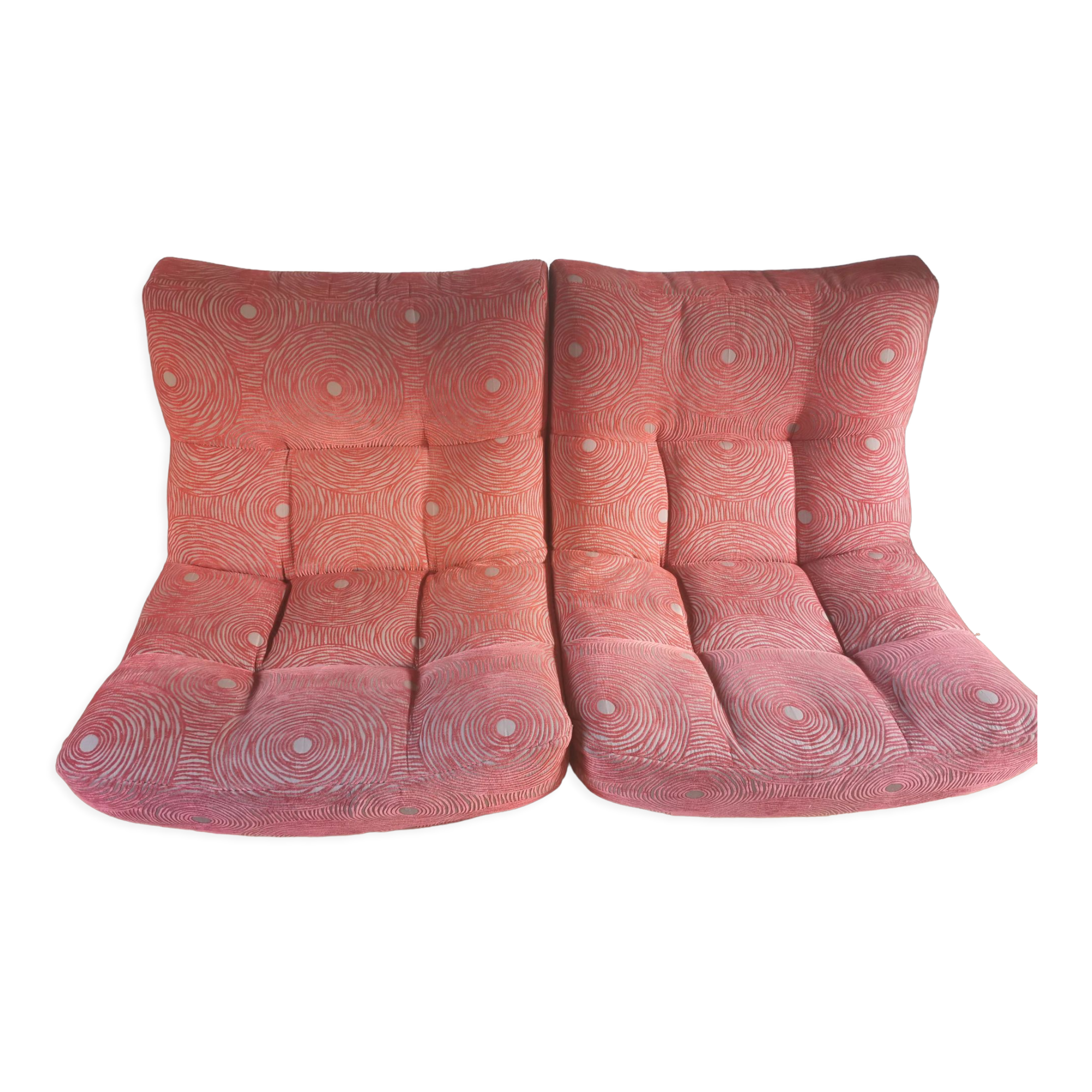 Armchairs Château d'Ax-modular sofa fabric, Model 1744