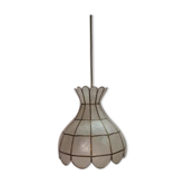 Mother-of-pearl and brass suspension