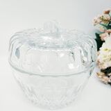 Vintage cut glass sugar bowl from the 50s
