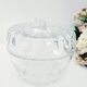 Vintage cut glass sugar bowl from the 50s