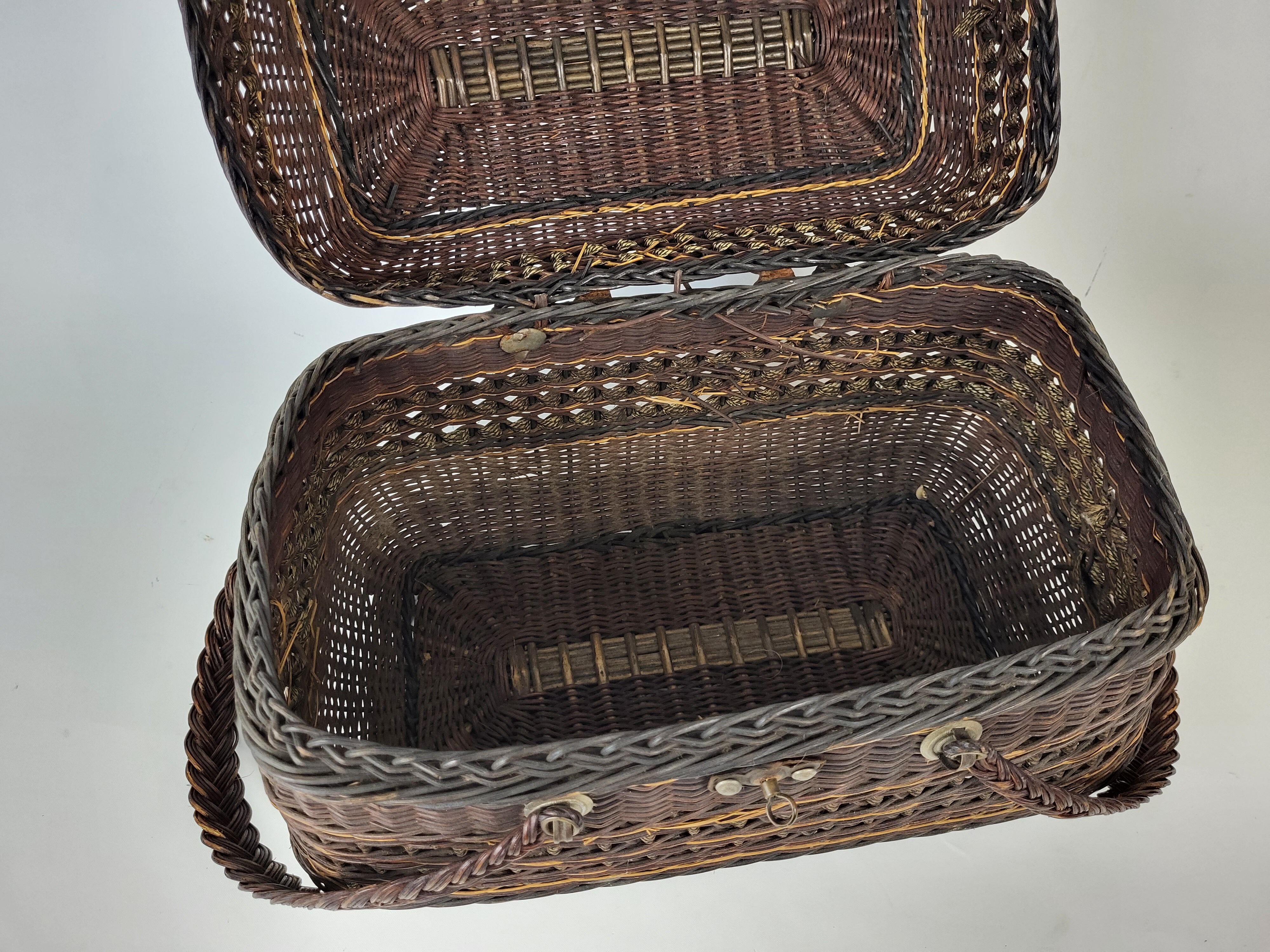 Old fishing basket