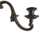 Classicist bronze wall lamp, Germany, 1900s