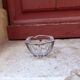 Vintage crystal glass ashtray