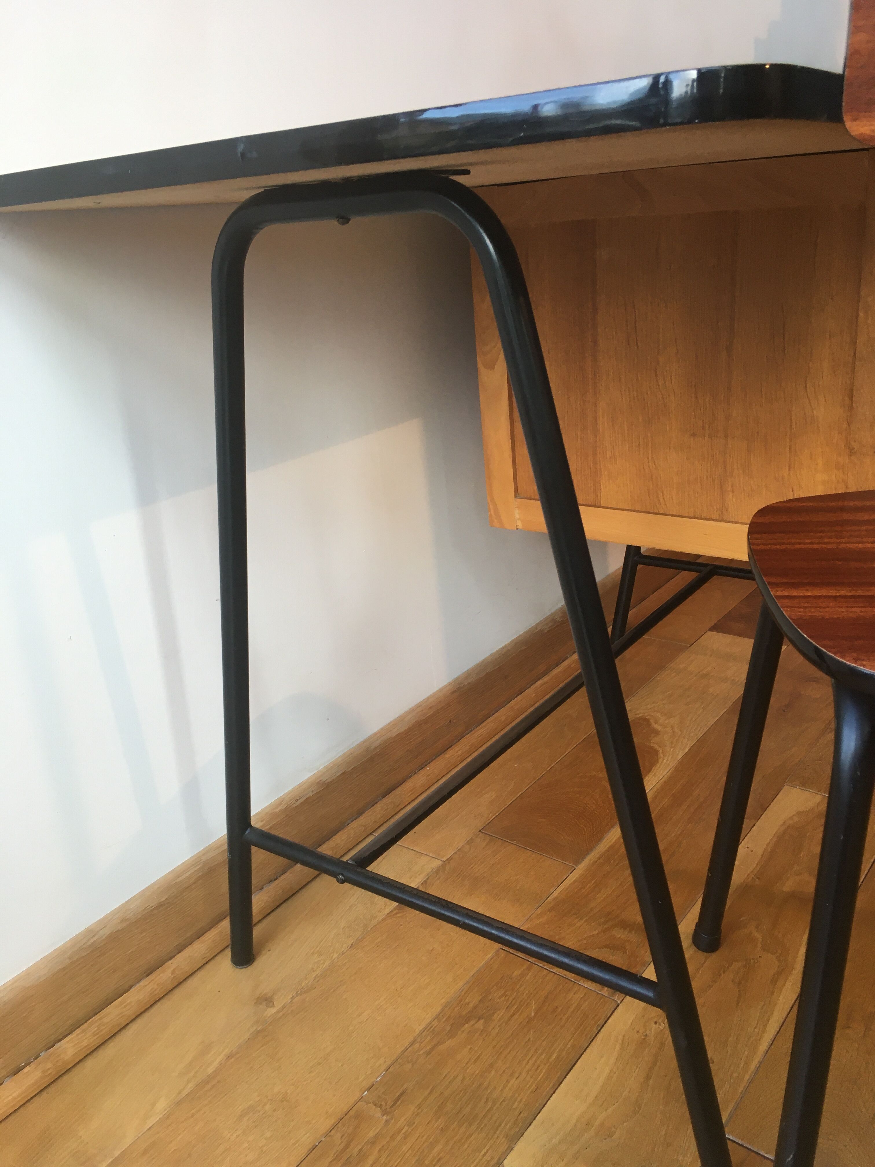 Formica desk and chair