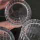 4 verres gobelets vintage en cristal de Baccarat modèle Nancy