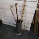 Umbrella stand and canes