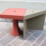 Red Table Massimo Morozzi Tangram 1983 Cassina