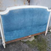 antique headboard in Louis XVI style